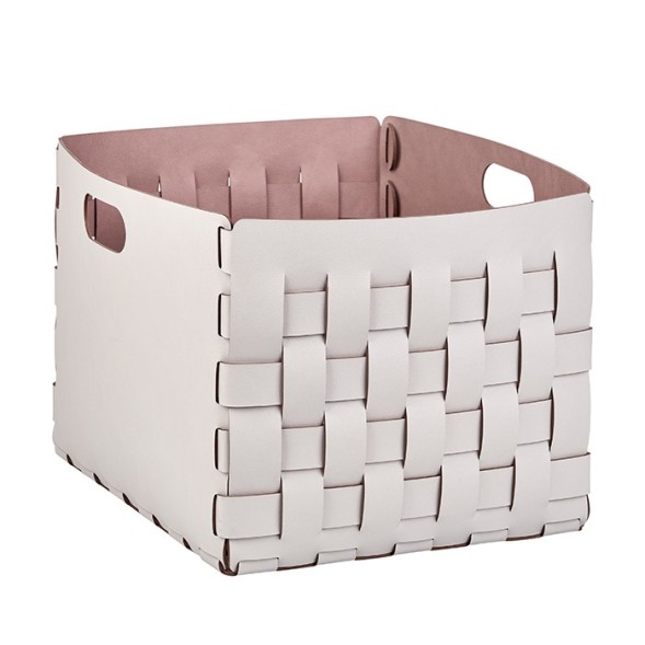 Корзинка COLOMBO DESIGN ADJ 1048.02/07 настольная напольная цвет устричный/пепельная роза