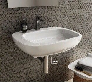 Раковина Artceram Dial подвесная/накладная с одним отверстием цвет белый DAL001 01 00