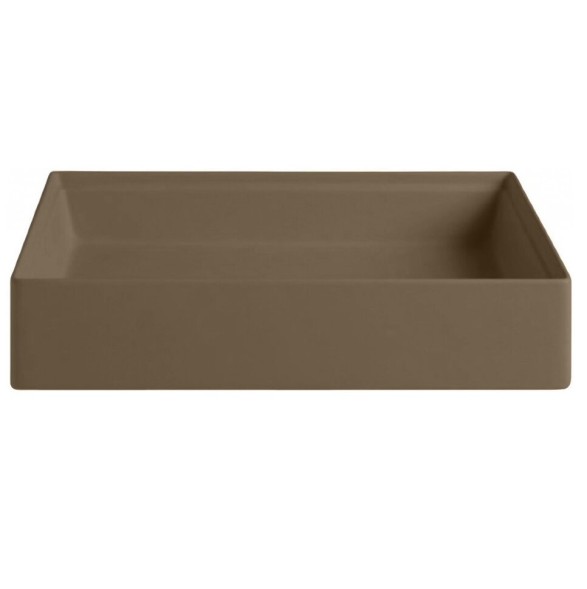 Раковина Artceram Scalino накладная без отверстий  цвет cohiba SCL002 23 00