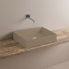 Раковина Artceram Scalino накладная без отверстий  цвет cohiba SCL002 23 00