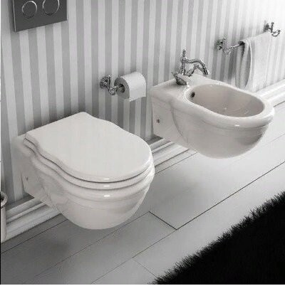 Сиденье с крышкой Artceram HERMITAGE с микролифтом цвет белый HEA005 01 71