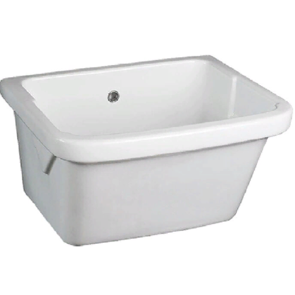 Раковина GALASSIA Iside 2001 хозяйственная встраиваемая сверху на тумбу 9007