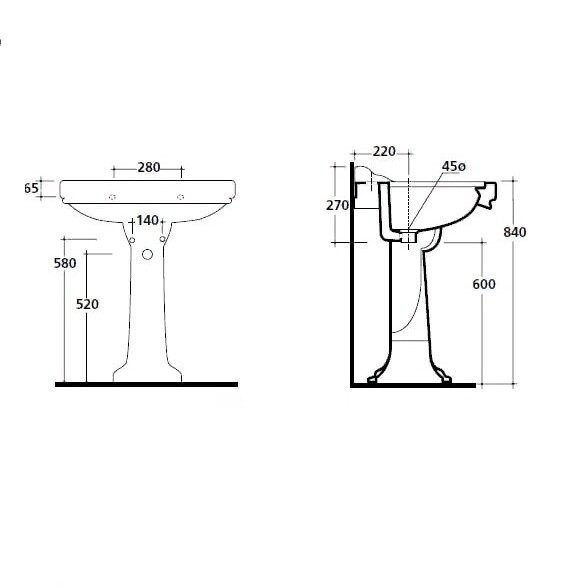 Пьедестал GALASSIA ETHOS 8411