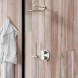 Paini 50PW745TT35 Кронштейн для верхнего душа круглый, 350 мм, брашированнный никель