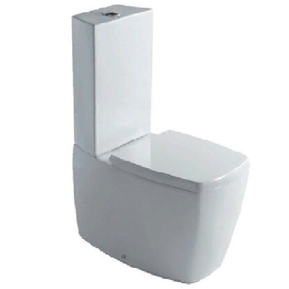 Унитаз моноблок с бачком GALASSIA SA02 8962 8964 напольный цвет белый глянцевый