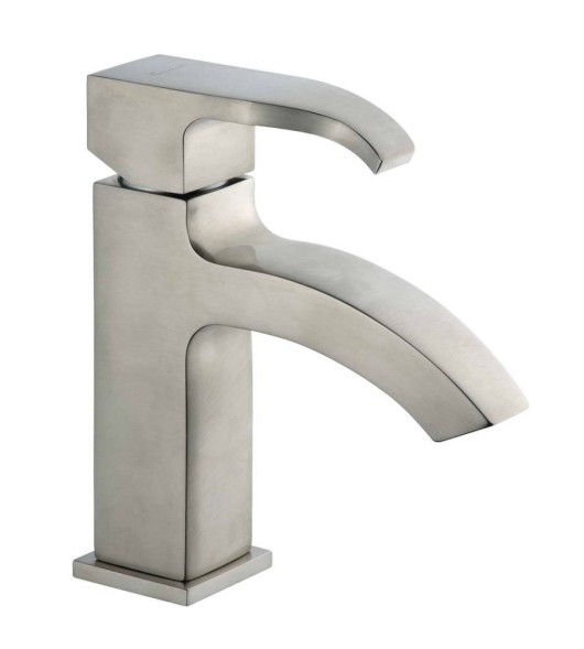 Emmevi Niagara, однорычажный смеситель для раковины с донным клапаном, цвет зачищенный хром 74003/CRS