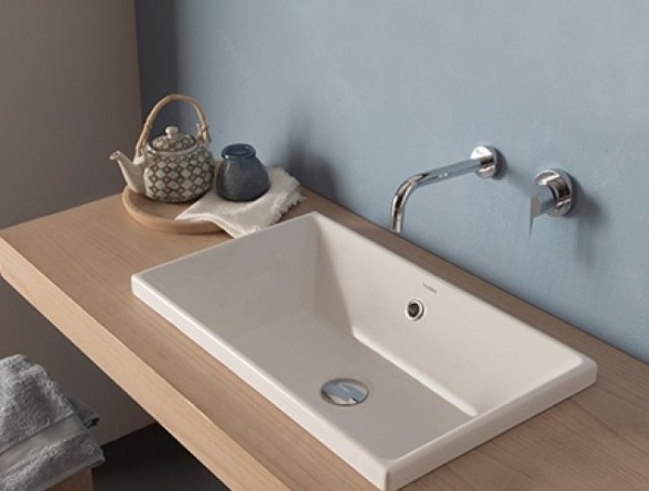 Раковина GLOBO STOCKHOLM на столешницу без отверстий цвет белый FO075BI