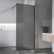 Vincea Душевая перегородка Волк-Ин (Walk-In) VSW-1HP900GFB, 900*2000, черный матовый, стекло матовое тонированное