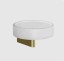 Gessi Мыльница, Origini, шгв 115*125*68, цвет белый#брашированный никель 66401#149