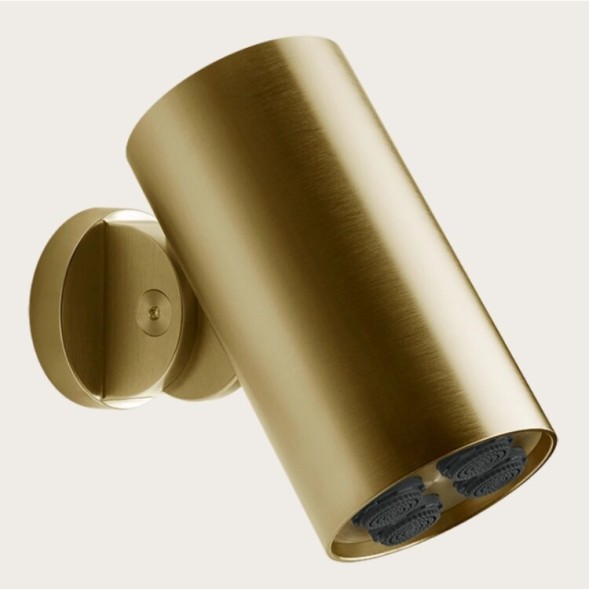 Gessi Верхний душ, Shower316, шгв 355*355*12, цвет  черный брашированный металл  54152#707