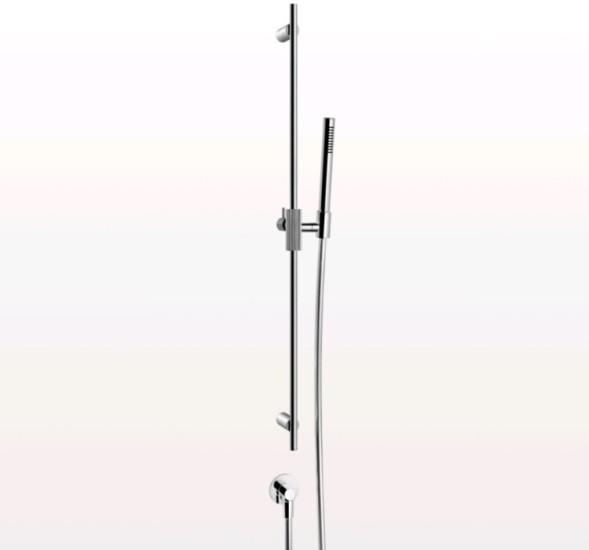 Gessi Душевой гарнитур, Ingranaggio, 23, цвет брашированный никель 63582#149