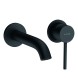 Смеситель KLUDI BOZZ BLACK 382443976 для раковины настенный встраиваемый внешняя часть