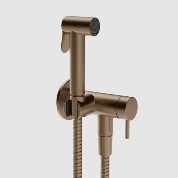 Gessi Гигиенический душ, цвет брашиварованная бронза 45230#761