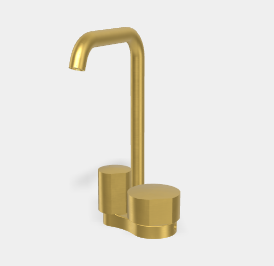 Смеситель для раковины, Fima Carlo Frattini, So, цвет-брашированное золото F3171BOS