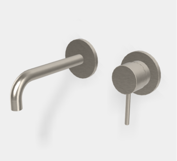 Смеситель для раковины, Fima Carlo Frattini, Spillo Up, цвет-брашированный никель F3051WX9SN