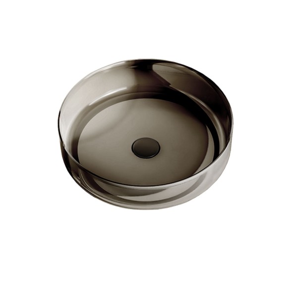 Vincea Раковина прозрачная  VBS-6T16B, 450*450*130, накладная, цвет черный