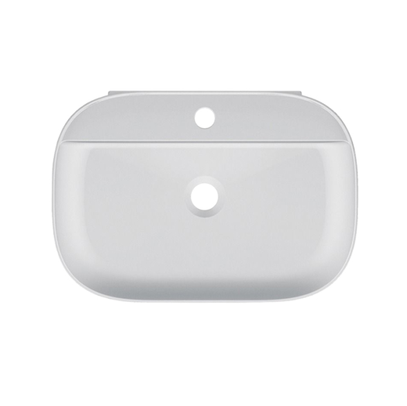 Раковина Scarabeo GLAM накладная без перелива с одним отверстием цвет белый 1802