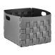 Корзинка COLOMBO DESIGN ADJ 1048.03/01 настольная напольная цвет серый/черный