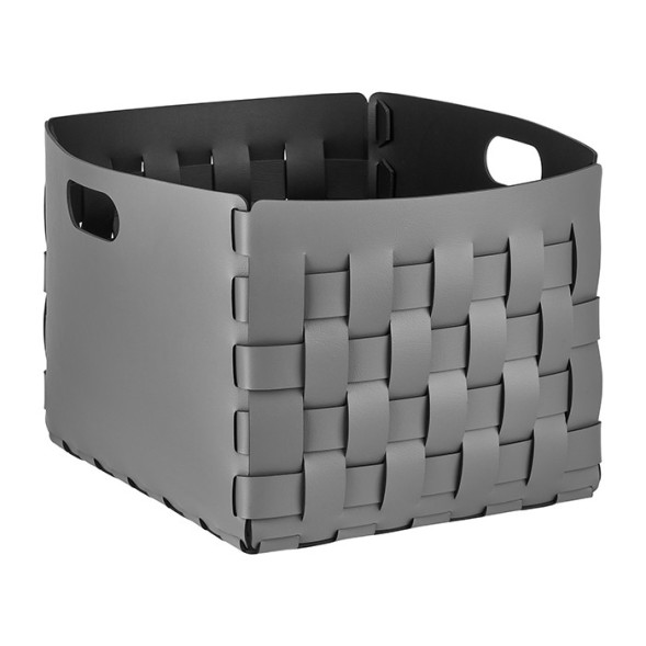 Корзинка COLOMBO DESIGN ADJ 1048.03/01 настольная напольная цвет серый/черный