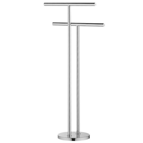 Стойка COLOMBO DESIGN PLUS W4938 с полотенцедержателем двойным цвет хром