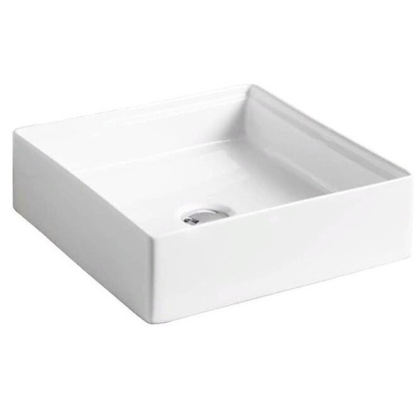 Раковина Artceram Scalino накладная без отверстий  цвет белый  SCL001 01 00