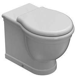 Унитаз GLOBO PAESTUM напольный приставной цвет белый PA025BI