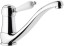 Emmevi Laguna, однорычажный кухонный смеситель (поворотный излив 24 см), без донного клапана, цвет хром 40067/CR
