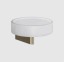 Gessi Мыльница, Origini, шгв 115*125*68, цвет белый#латунь  66401#710
