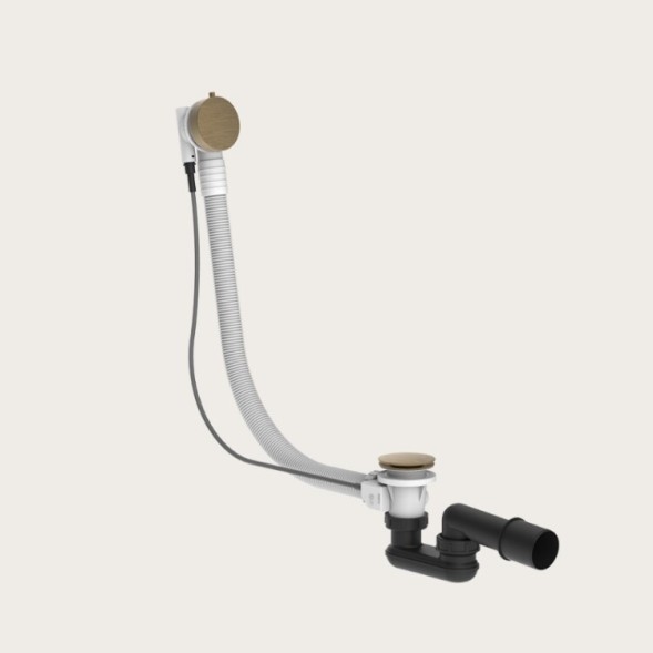 Gessi Слив перелив, Technical Accessories, длина троса, мм 700, цвет брашированная бронза PVD  01452#726