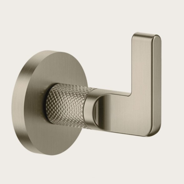 Gessi Вентиль, Inciso, запорный, 3#4", цвет черный брашированный металл  58263#707