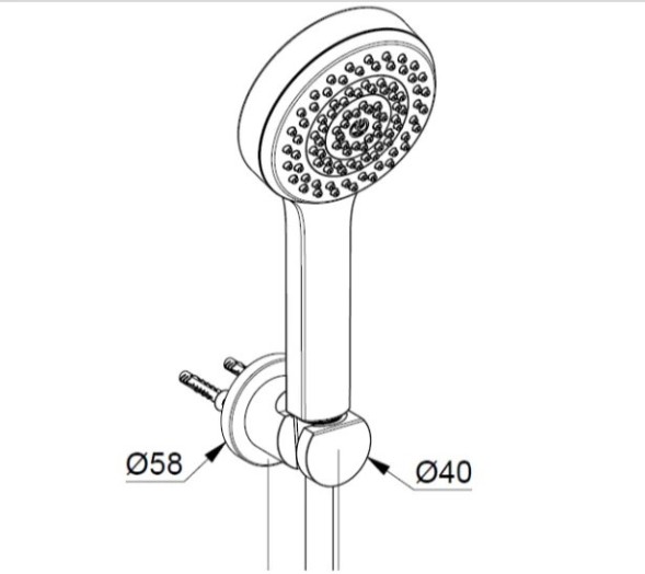 Душевой гарнитур KLUDI DIVE 6885005-00