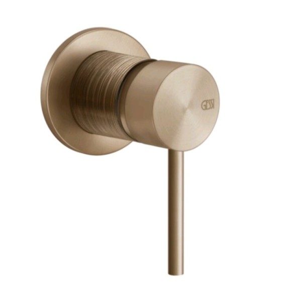 Gessi Смеситель для душа, 316 Trame, на 1 потребитель, цвет брашированная теплая бронза  54319#726