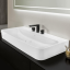 Villeroy&amp;Boch Раковина, Finion, шгв 1000*470*105, отверстия для смесителя-1 сквозное, 2 промаркированных, CeramicPlus, цвет-альпийский белый 4168ABR1