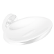 Мыльница COLOMBO DESIGN PLUS W4901.BM настенная цвет белый матовый