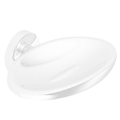 Мыльница COLOMBO DESIGN PLUS W4901.BM настенная цвет белый матовый