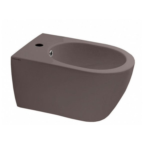 Биде Scarabeo MOON подвесное с одним отверстием цвет песочный матовый 5521 52