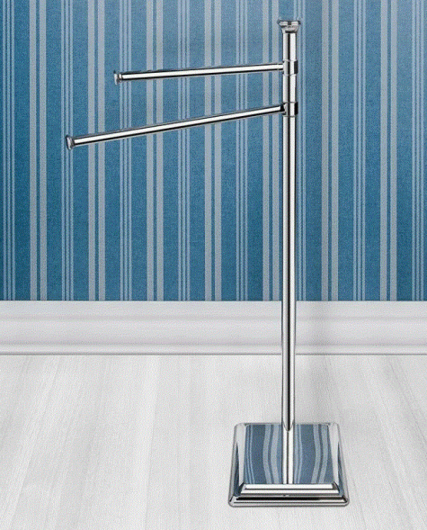 Стойка COLOMBO DESIGN PORTOFINO B3238 с полотенцедержателем цвет хром