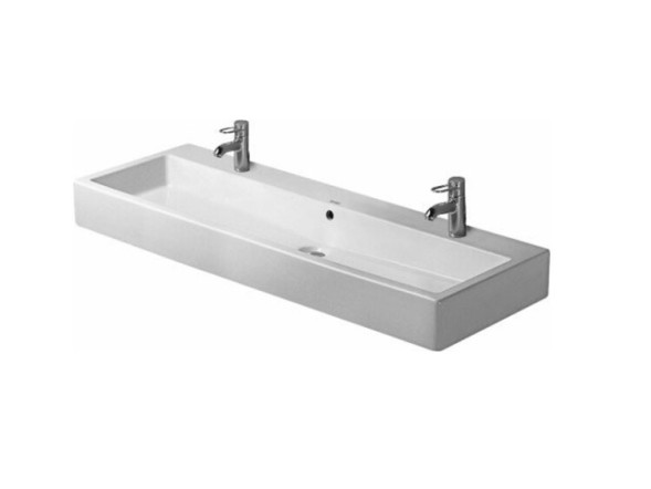 Duravit Раковина, Vero, шгв 1200*470*175, отверстия для смесителя-2, цвет белый 0454120024