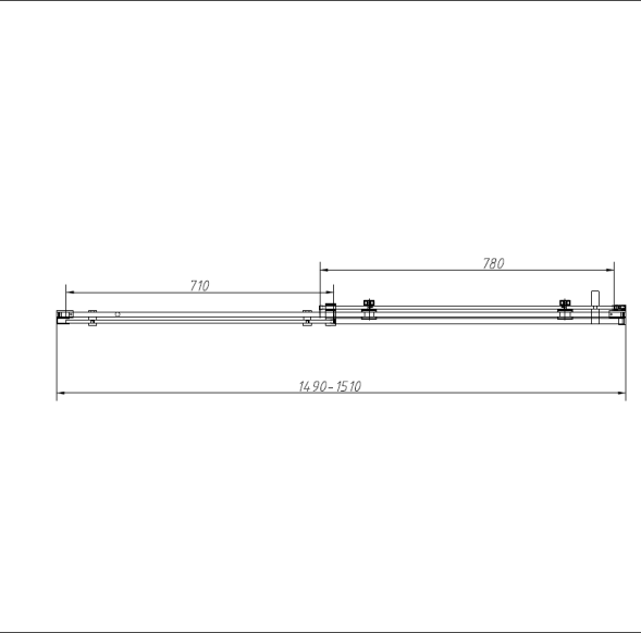 Vincea Душевая дверь Комо-Н (Como-N) VDS-4CN150CL, 1500, хром, стекло прозрачное