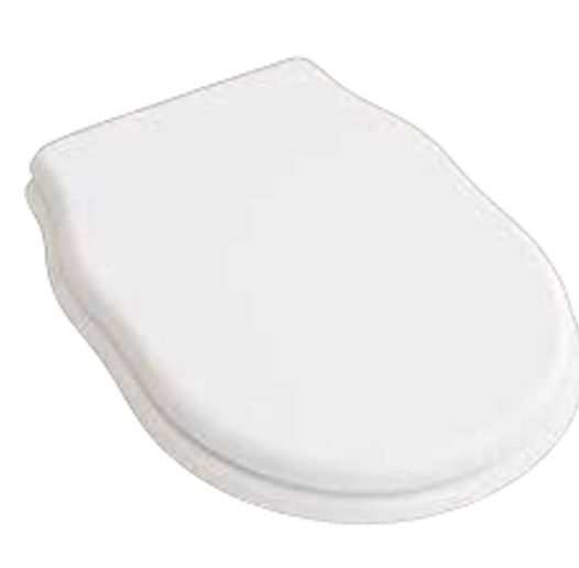 Сиденье с крышкой Artceram HERMITAGE с микролифтом цвет белый/золото HEA005 01 73