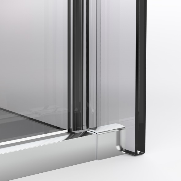 Vincea Душевой уголок Стелла (Stella) VSR-1ST8015CLG, 1500*800, брашированное золото, стекло прозрачное