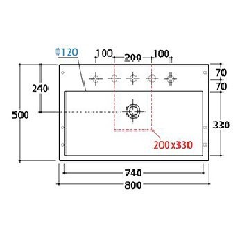 Раковина GLOBO STONE подвесная или накладная с пятью намеченными отверстиями  цвет белый SCQ81BI
