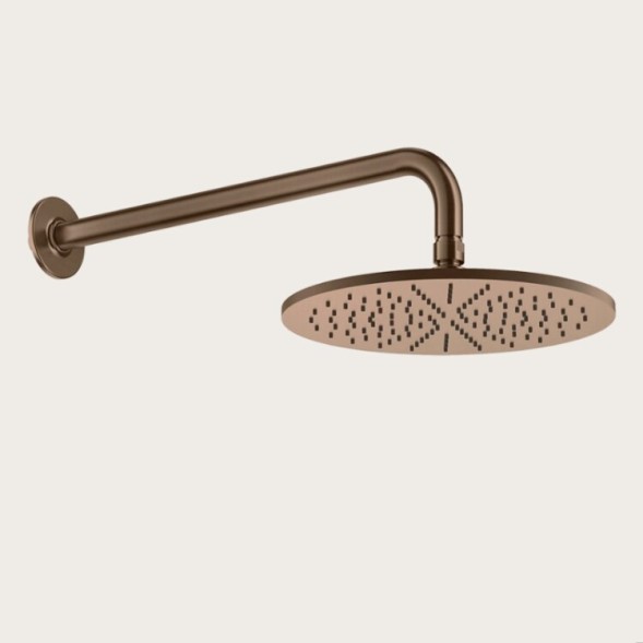 Gessi Верхний душ, 550*200, цвет черный брашированный металл  33095#707
