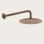Gessi Верхний душ, 550*200, цвет черный брашированный металл  33095#707