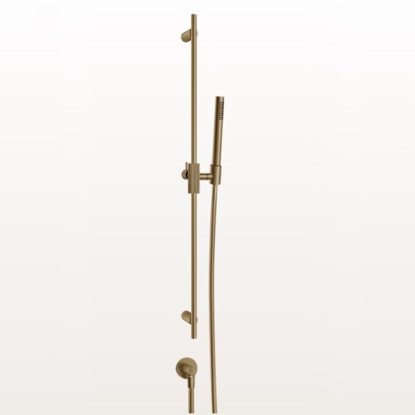 Gessi Душевой гарнитур, Ingranaggio, 23, цвет Матовая латунь  63582#727