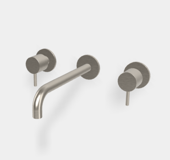 Смеситель для раковины, Fima Carlo Frattini, Spillo Up, цвет-брашированный никель F3161/5SN