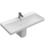 Villeroy&amp;Boch Раковина, Avento, шг 800*470, отверстия для смесителя-1 сквозное, 2 промаркированных, цвет-альпийский белый 41568001