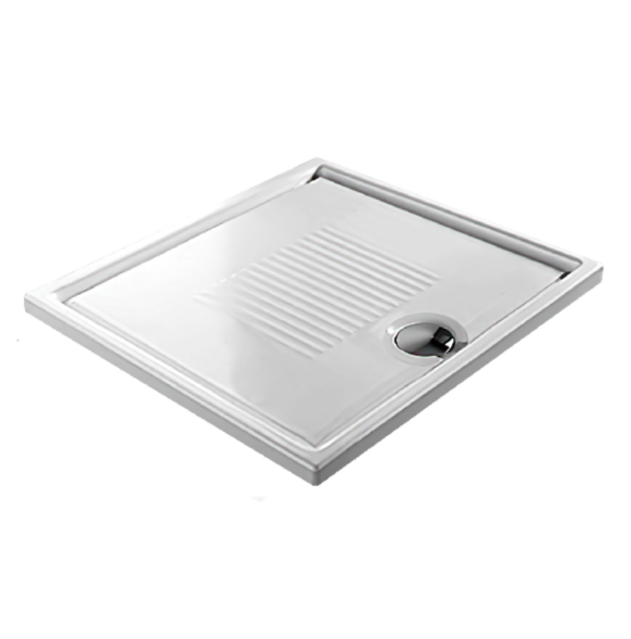 Поддон HATRIA LIF H3 SBY1W101 напольный или встраиваемый в пол 90х70х3 см цвет белый