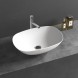 Vincea Раковина Солид Серфейс (Solid Surface)  VBS-6T12MW, 540*360*150, накладная, цвет белый матовый