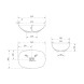 Vincea Раковина Солид Серфейс (Solid Surface)  VBS-6T12MW, 540*360*150, накладная, цвет белый матовый